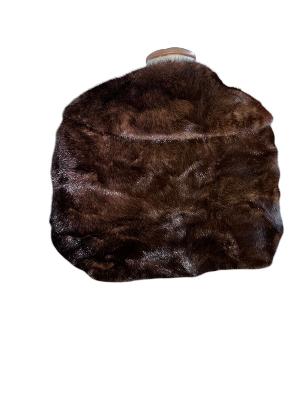 Advance Furs Vintage brown mink fur stole wrap shrug capelet - Picture 3 of 5